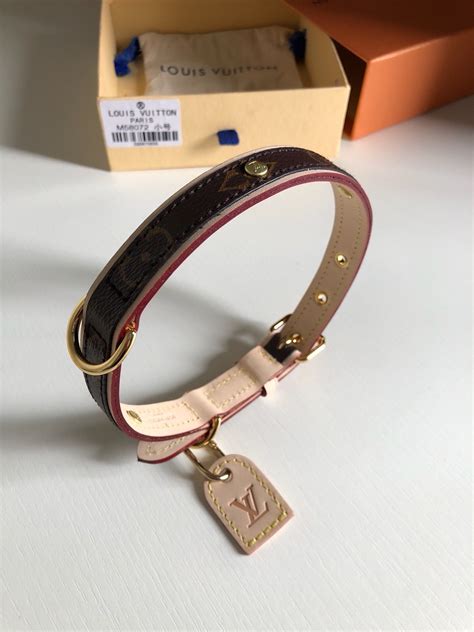 louis vuitton dog collar replica|Louis Vuitton dog leash.